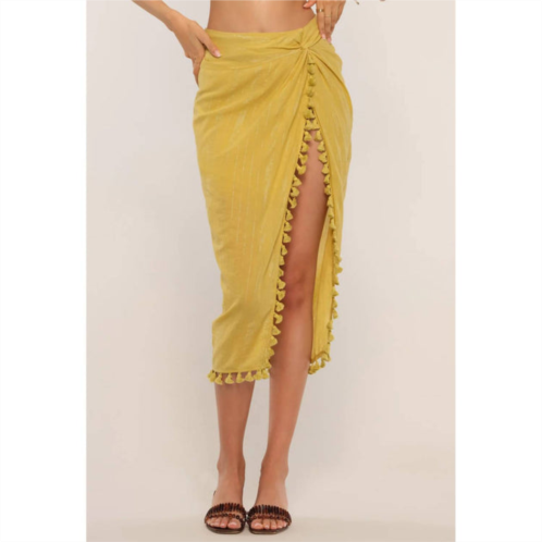 Heartloom mirae skirt in citron