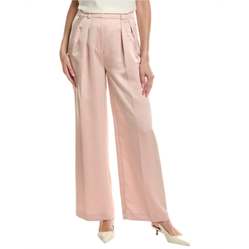 Kenneth Cole pleated high-rise wide leg pant