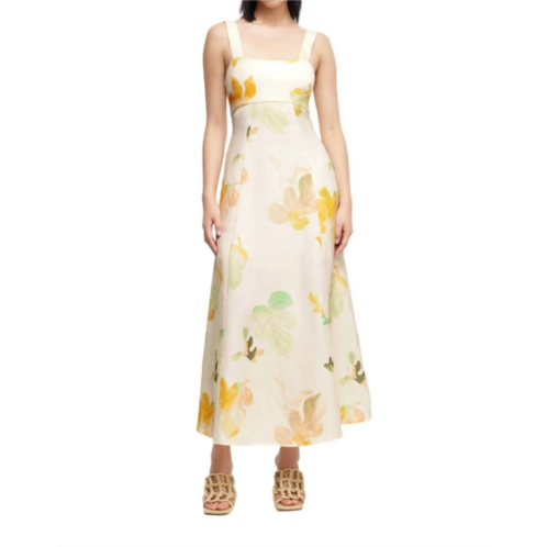 ACLER tate midi dress in botanic impression