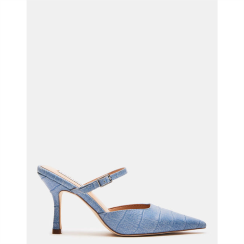 Steve Madden brecki blue crocodile