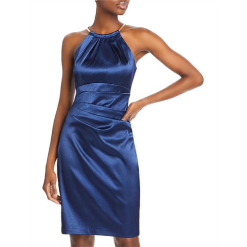 Eliza J womens pleated sheath cocktail and party dress