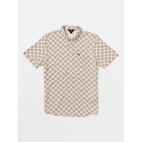 Volcom high ball short sleeve woven shirt - white flash