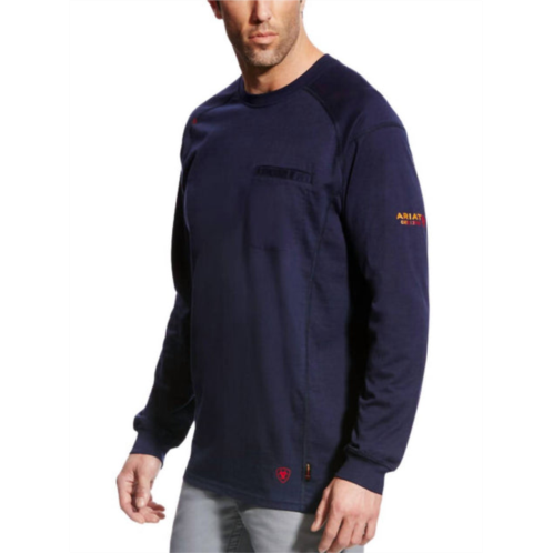 ARIAT air crew t-shirt in navy