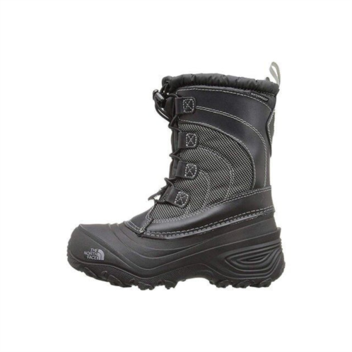 The North Face alpenglow iv nf0a2t5pkx7 kids black waterproof snow boots paw50