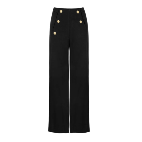 Nocturne multi-button long pants