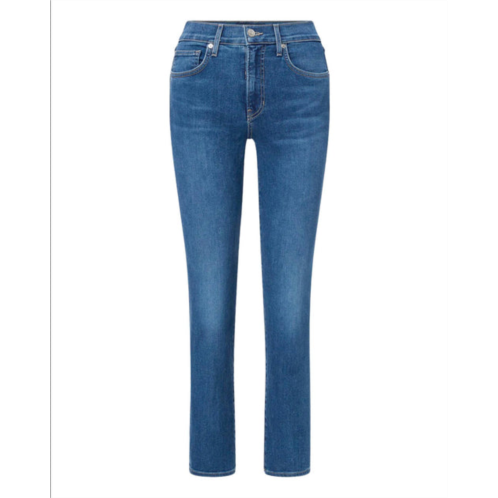 Veronica Beard womens carly kick flare denim in bright blue