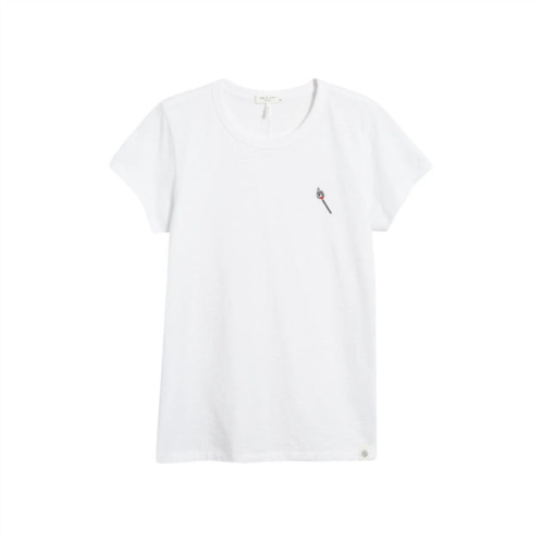 Rag & bone womens matchstick short sleeve t-shirt, white