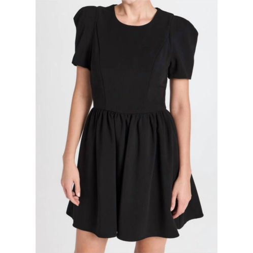 Black Halo chadwick mini dress in black