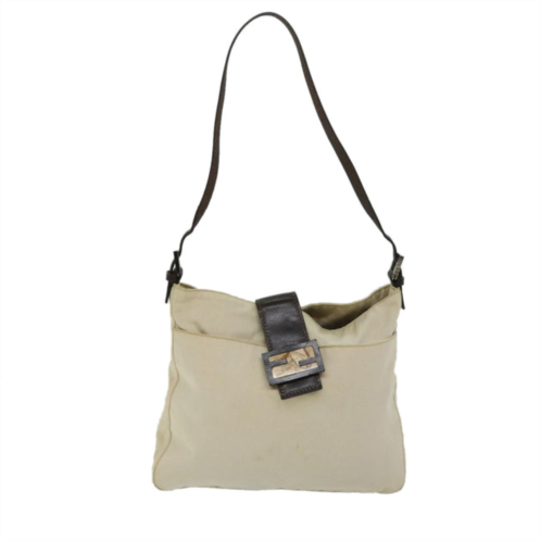 Fendi mamma baguette canvas shoulder bag (pre-owned)