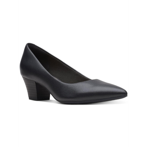 Clarks teresa step womens burnished pointed toe pumps