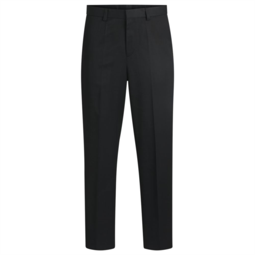 HUGO forward slim-fit trousers in wool-blend twill