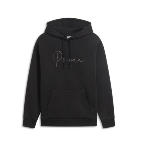 Puma womens script logo hoodie