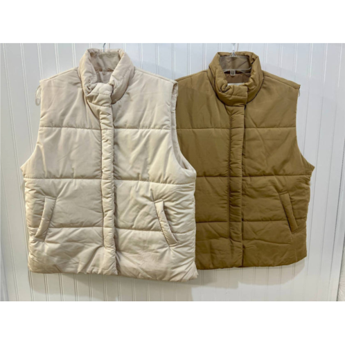 WISHLIST puffer vest in mocha