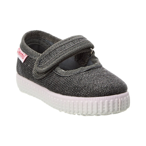 Cienta mercedes scractch metalizado canvas sneaker