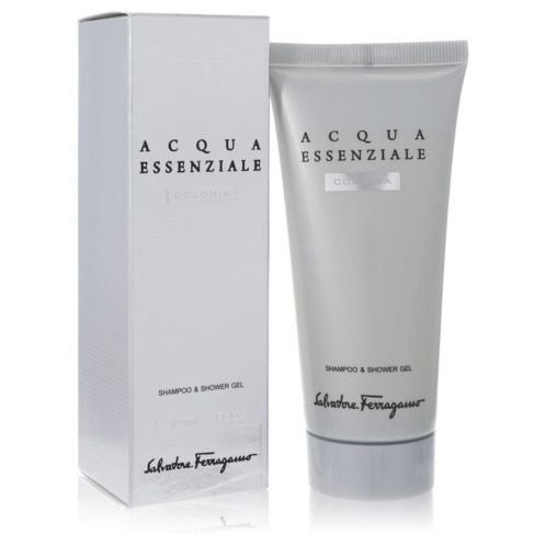 Salvatore Ferragamo acqua essenziale colonia by shower gel 3.4 oz for men