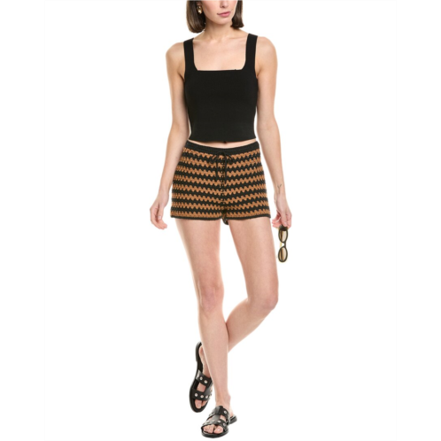 STAUD samara crochet short