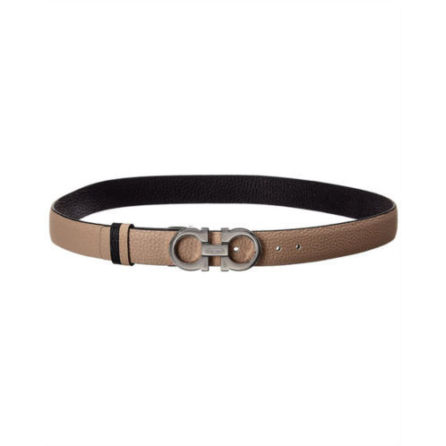 Salvatore Ferragamo ferragamo gancini reversible & adjustable leather belt