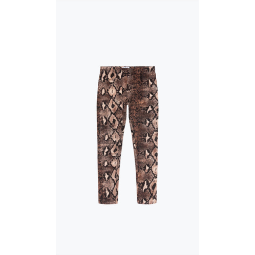 MIA snake legging in brown