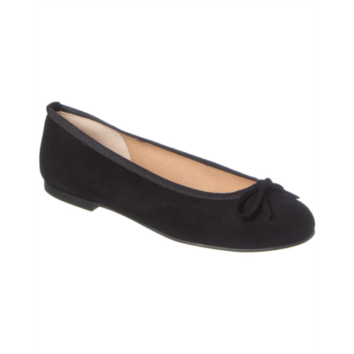 French Sole emerald suede flat