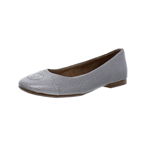 Giani Bernini aerinn womens leather padded insole ballet flats