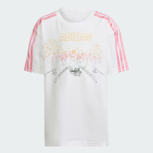 Adidas kids x disney minnie mouse tee