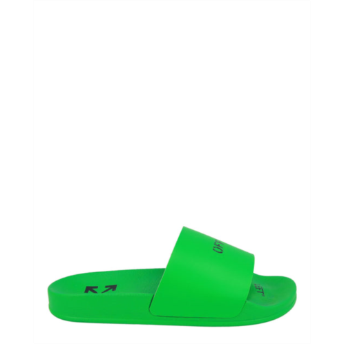 Off-White logo pool slides