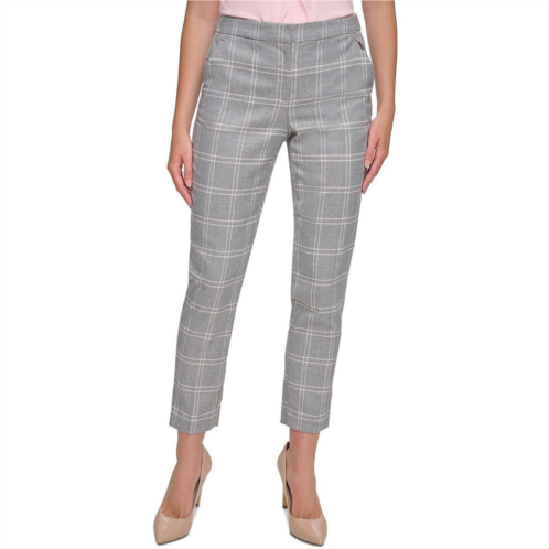 Tommy Hilfiger womens cropped plaid cropped pants