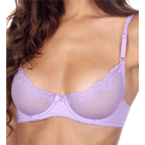 Timpa Lingerie duet lace underwire demi bra in lilac