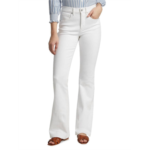 Veronica Beard beverly skinny flare jean in white