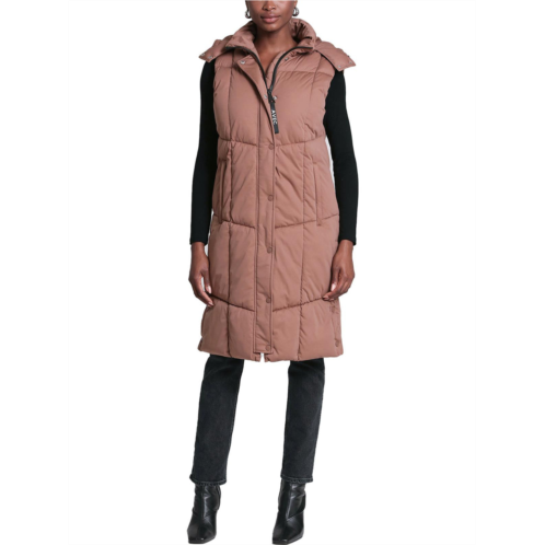 Avec Les Filles womens quilted longline vest