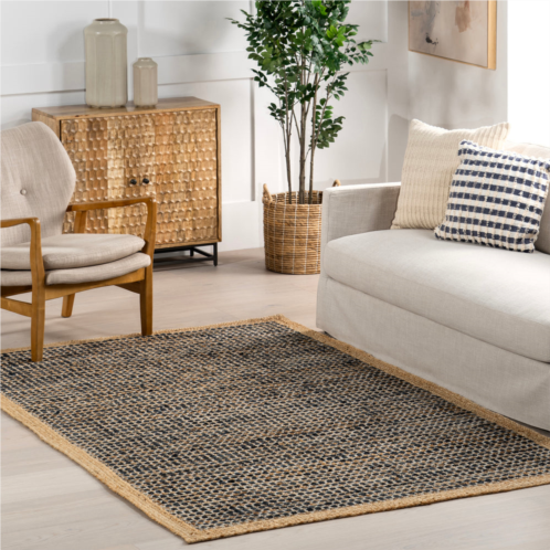 NuLOOM hollis mini checkered cotton blend area rug