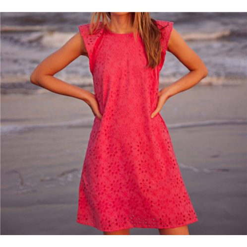 Hatley kaia dress in fandango pink