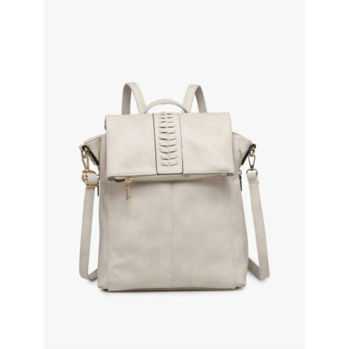 Jen & Co. womens vivian backpack in off-white