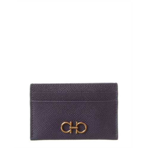 Salvatore Ferragamo ferragamo gancini leather card holder