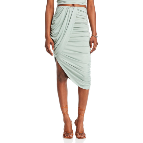 Fore womens asymetrical midi asymmetrical skirt