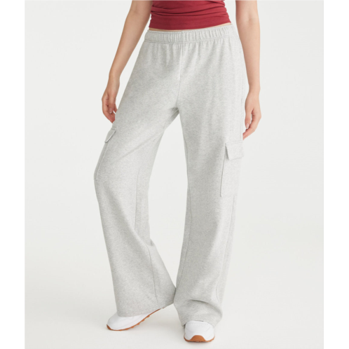 Aeropostale low-rise cargo wide leg sweatpants