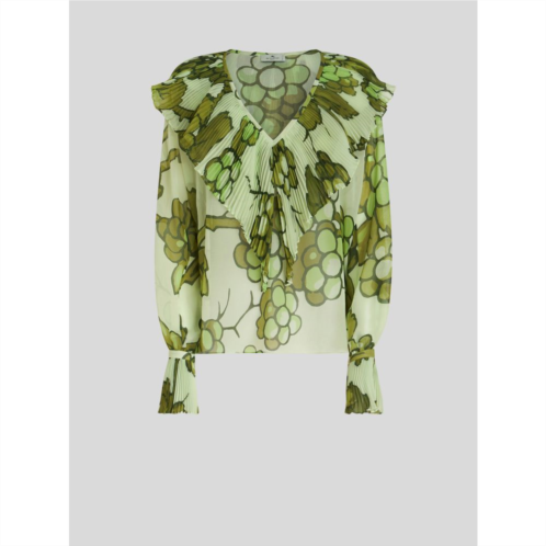 ETRO top with pleated ruffle