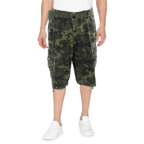 Galaxy by Harvic mens belted n cargo shorts