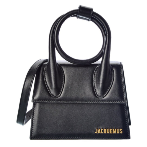 Jacquemus le chiquito noeud leather clutch