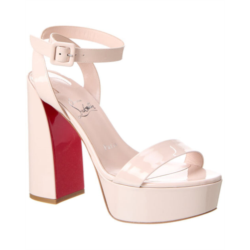 Christian Louboutin movida sabina 130 patent platform sandal