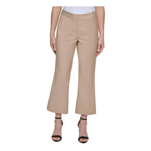 DKNY womens woven flare ankle pants