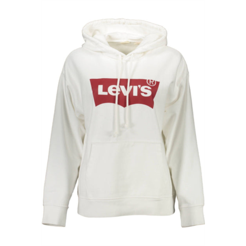 Levi chic cotton hooded sweatshirt with womens logo