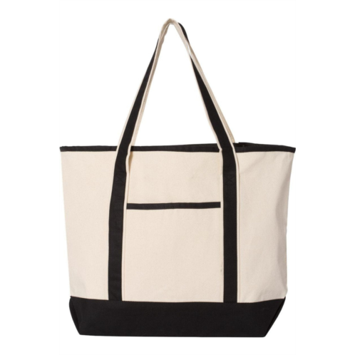 Q-Tees 34.6l large canvas deluxe tote