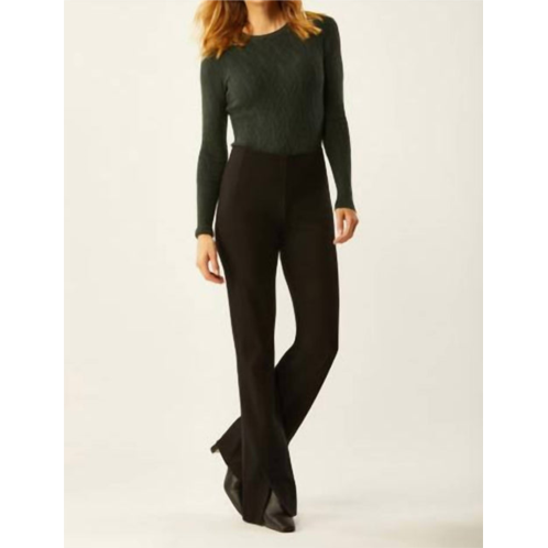 Ecru new berkeley pull-on boot cut pants in black