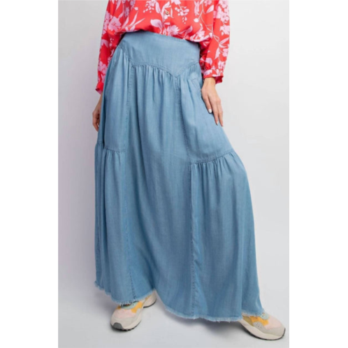 Easel joy skirt in denim