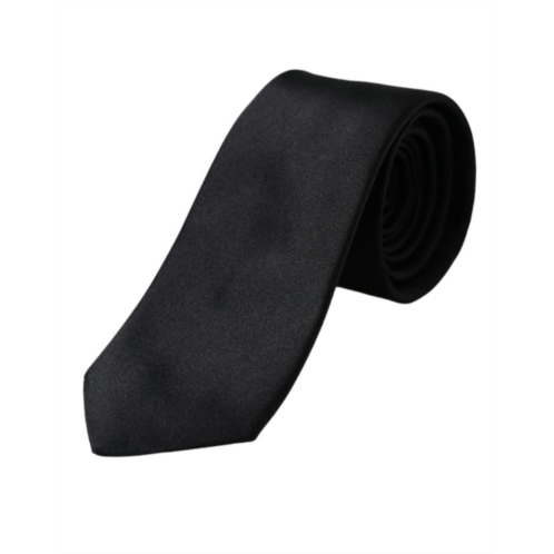 Dolce & Gabbana solid silk adjustable tie mens men