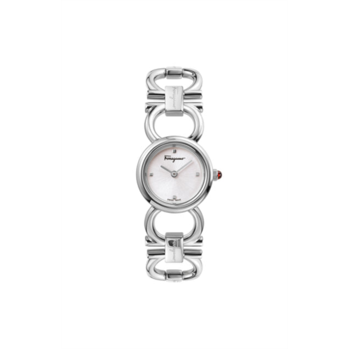 Salvatore Ferragamo ferragamo womens double gancini 22mm quartz watch