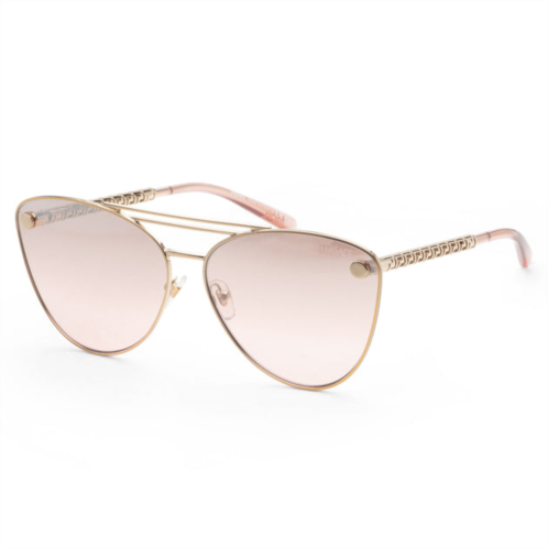 Versace womens 64mm pale gold sunglasses