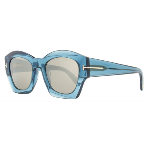 Tom Ford womens guilliana sunglasses tf1083 90l transparent aqua, 52mm