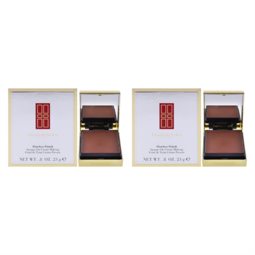 Elizabeth Arden flawless finish sponge-on cream makeup - 57 chestnut by for women - 0.8 oz foundation - pack of 2
